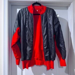 Italian Giordana Men’s Sport Cycling Black Red Jacket